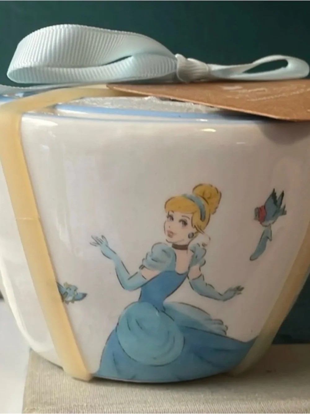 Rae Dunn Disney Cinderella Nesting Bowls Set of 4 Artisan Collection New